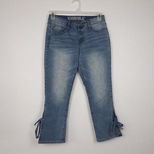 Hydraulic Women's Skinny Jeans Size 6 Nolita Mid Rise Curvy Kick Light Wash Blue